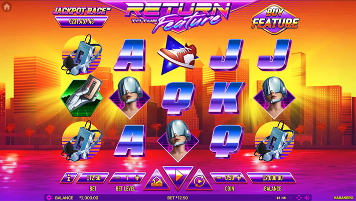 Eine kostenlose Demo-Version des Return to the Feature Slots.