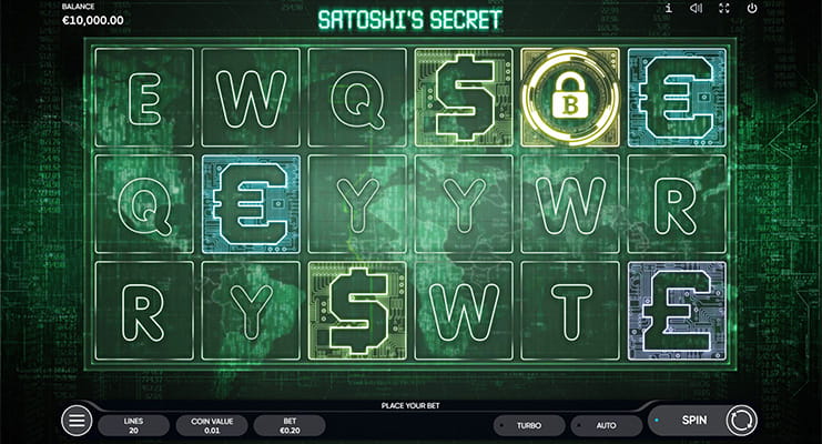 Eine kostenlose Demo-Version des Satoshi’s Secret Slots.
