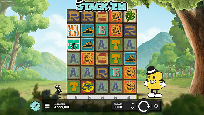 Eine kostenlose Demo-Version des Stack ´Em Slots.