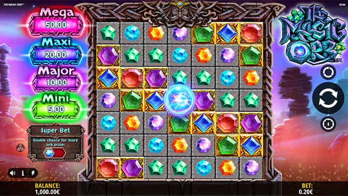 Eine kostenlose Demo-Version des The Magic Orb Slots.