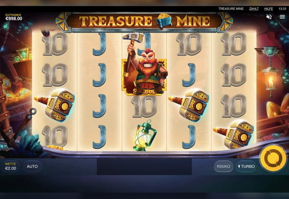 Eine kostenlose Demo-Version des Treasure Mine Slots.