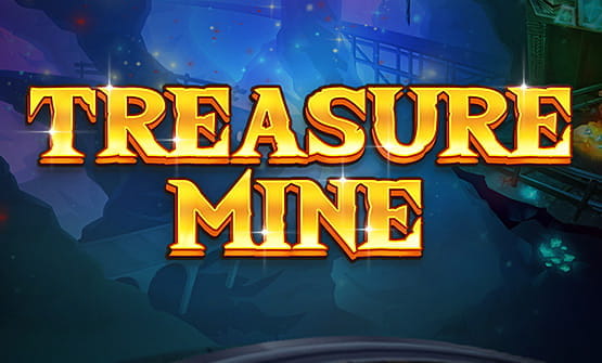 Das Logo des Slots Treasure Mine von Red Tiger Gaming.