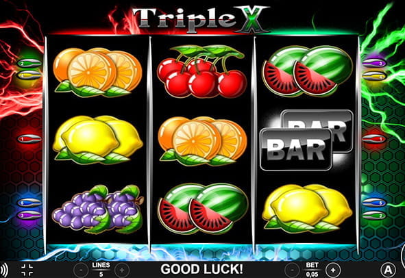 Eine kostenlose Demo-Version des Triple X Slots.  
