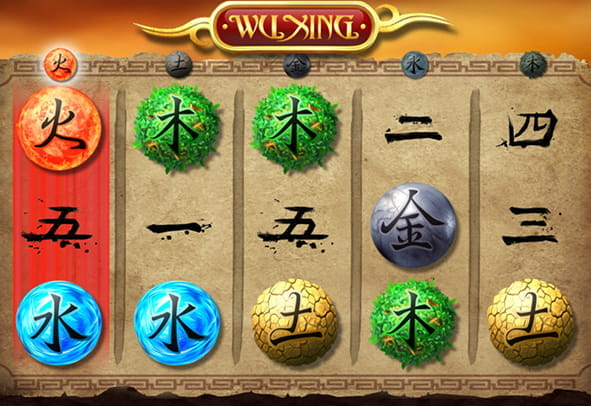 Eine kostenlose Demo-Version des Wu Xing Slots.