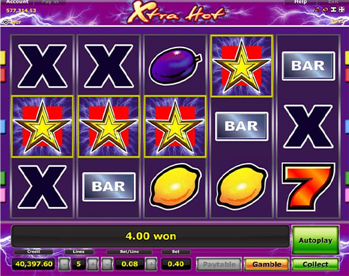 Eine kostenlose Demo-Version des Xtra Hot Slots.