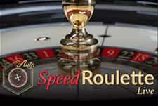 Im LuckyWins: Das Roulette Spiel Speed Roulette Live.
