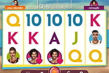 Der Love Island Slot von Microgaming.