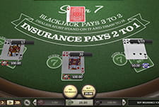 Das Kartenspiel Super 7 Blackjack des Providers Betsoft im 5Gringos Online Casino.