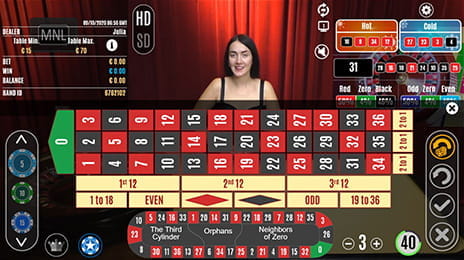 Live Roulette von SuperSpade Games. 