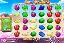 Der Video Spielautomat Sweet Bonanza von Pragmatic Play im Duxcasino.