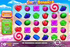 Der Online Spielautomat Sweet Bonanza im Silverplay Casino.