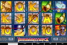 JackpotCity Spielautomat Thunderstruck mit 243 Gewinnwegen