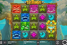 Der Online Slot Tiki Tumble im Cadoola Casino.