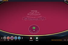 Vegas Single Deck Blackjack von Microgaming.
