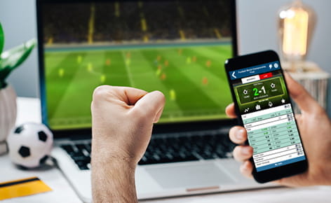 Sportwetten bei einem Online Wettanbieter.