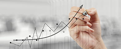 Eine Statistik, die die Gewinne beim Video Poker repräsentiert.