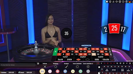 Live Bikini Roulette von Vivo Gaming.