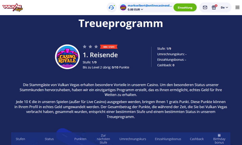Das Vulkan Vegas bietet mit der Golden Hour eine Sonderaktion für Roulette Spieler an.