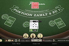 Pontoon ist eine der Black Varianten von Betsoft.