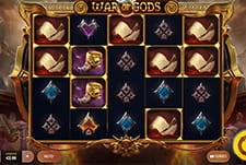 Der Slot War of Gods von Red Tiger.