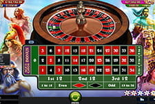 Spielszene beim Age of God Roulette