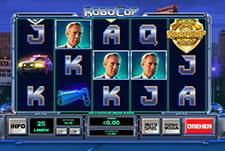 Spielautomat mit Symbolen aus dem Film Robocop