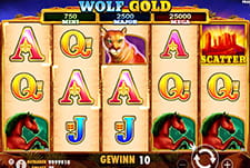 Der Online Slot Wolf Gold von Pragmatic Play.