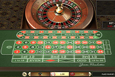 Spieltisch bei Zoom Roulette im Winsane Casino.