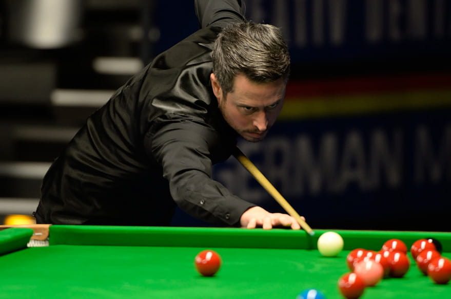 Snooker Profi Alfie Burden bei den German Masters 2015