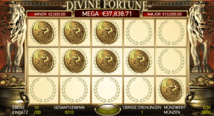 Die Bonusrunde von Divine Fortune