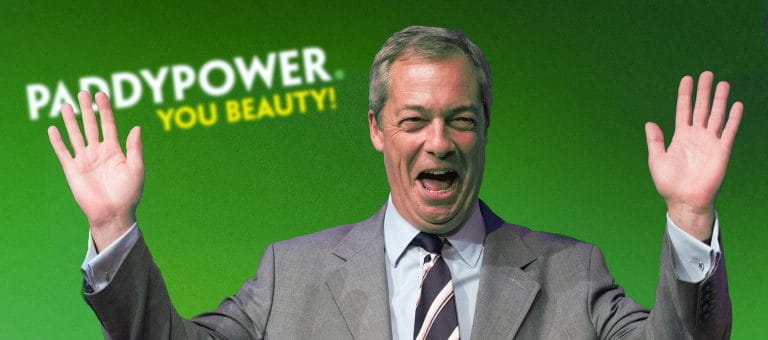 Nigel Farage und Paddy Power: Zusammenarbeit oder Aprilscherz?