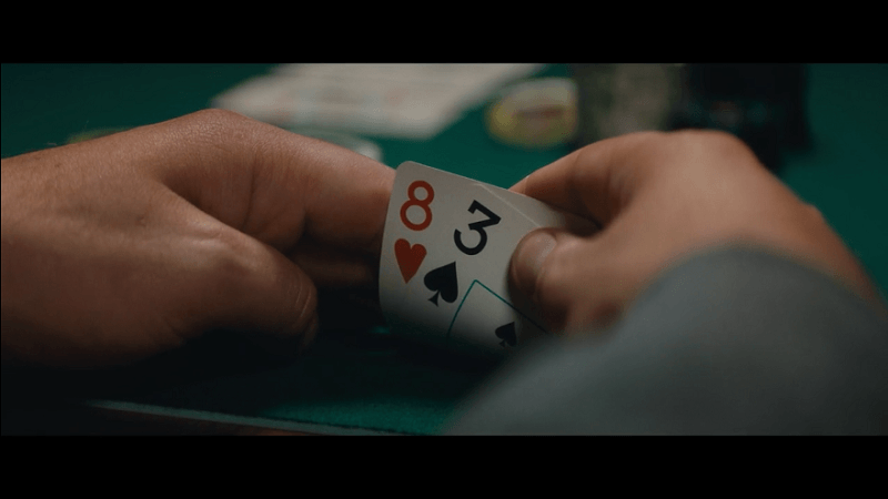 Acht und Drei - eine sehr schwache Pokerhand
