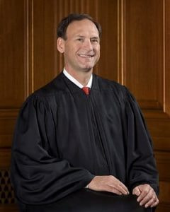 Ein Foto des 68jährigen Obersten US-Bundesrichters Samuel Alito.