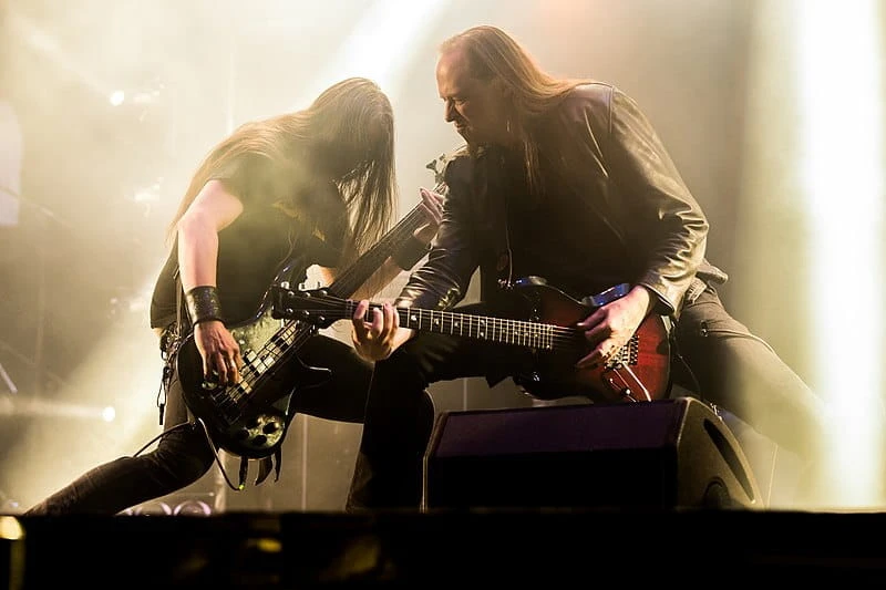 Ein Pressefoto zeigt ein Konzert der schwedischen Doom Metal-Band Candlemass