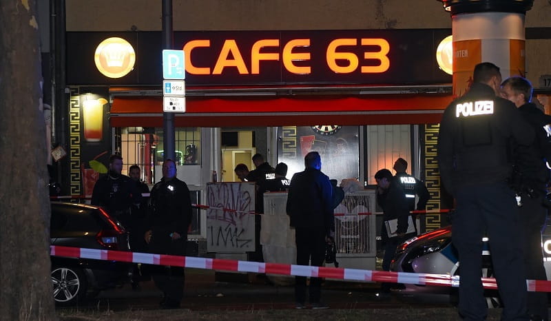 Ein BZ-Tatortfoto zeigt das Cafe 63 in Berlin. ©BZ-Berlin