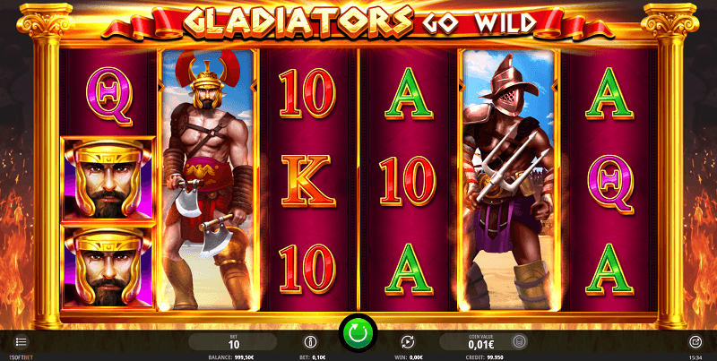 Der neue iSoftBet-Slot Gladiators Go Wild.