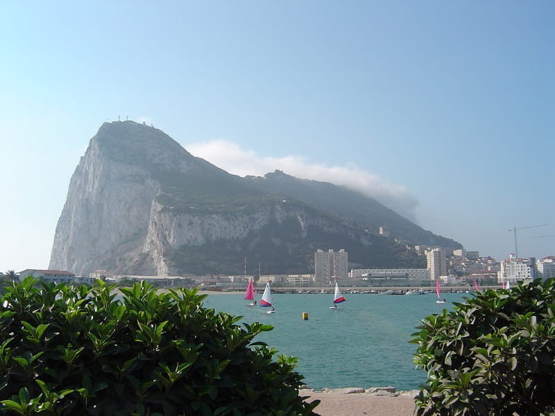 Das britische Überseegebiet Gibraltar.