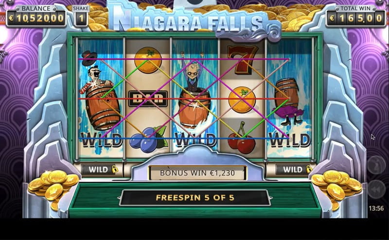 Der neue Slot Niagara Falls von Yggdrasil und Northern Lights.