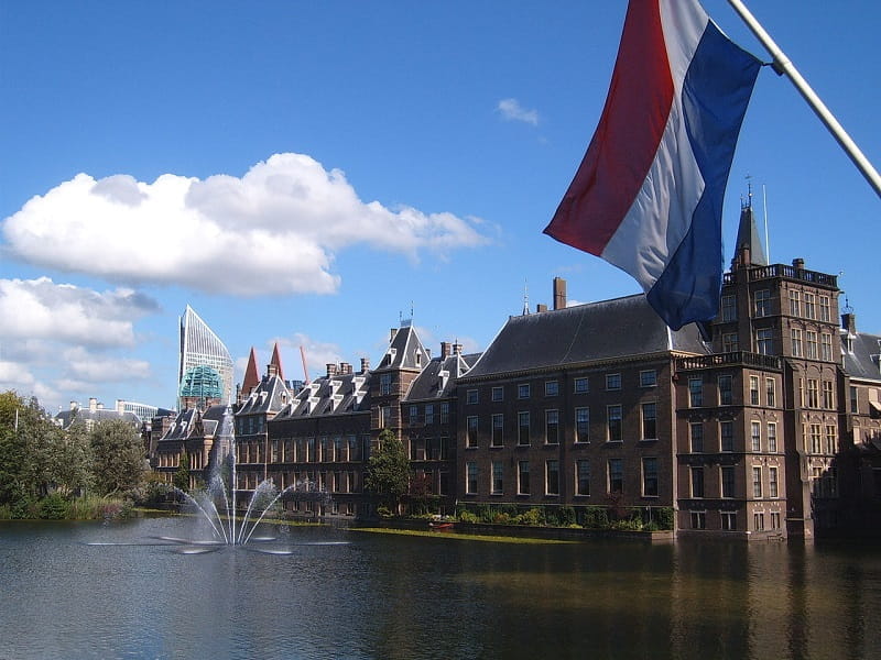 Der Binnenhof in Den Haag, Niederlande.
