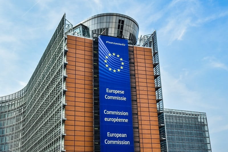 Der Sitz der EU-Kommission in Brüssel.
