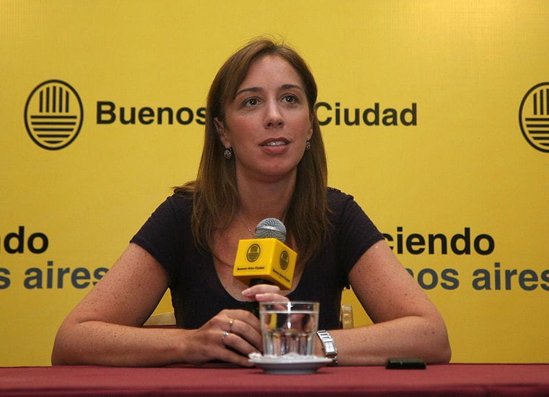 Die amtierende Gouverneurin von Buenos Aires, María Eugenia Vidal.