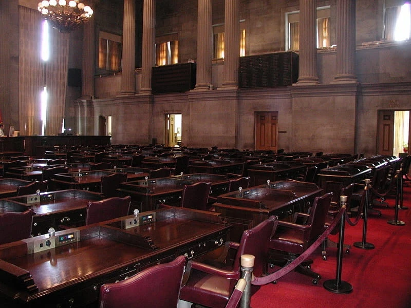 Das Repräsentantenhaus von Tennessee.