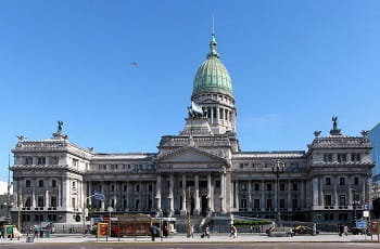 Der Nationalkongress von Buenos Aires.