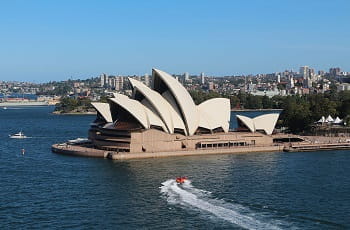 Das Opernhaus in Sydney, Australien.