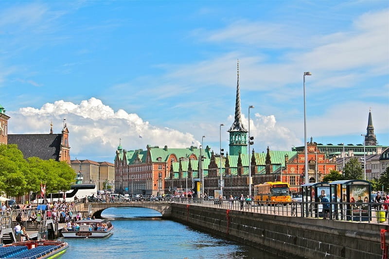 Das Zentrum der dänischen Hauptstadt Kopenhagen. 