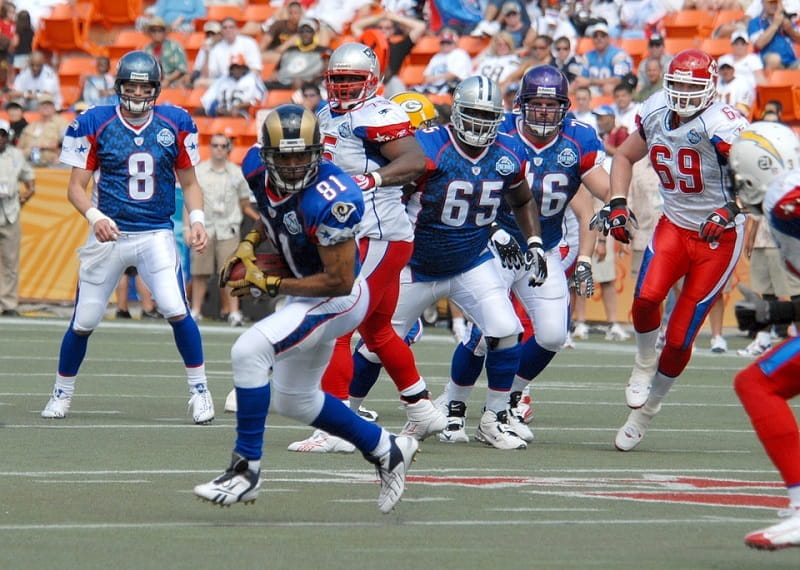 Ein Spiel zweier US-amerikanischen NFL-Teams.