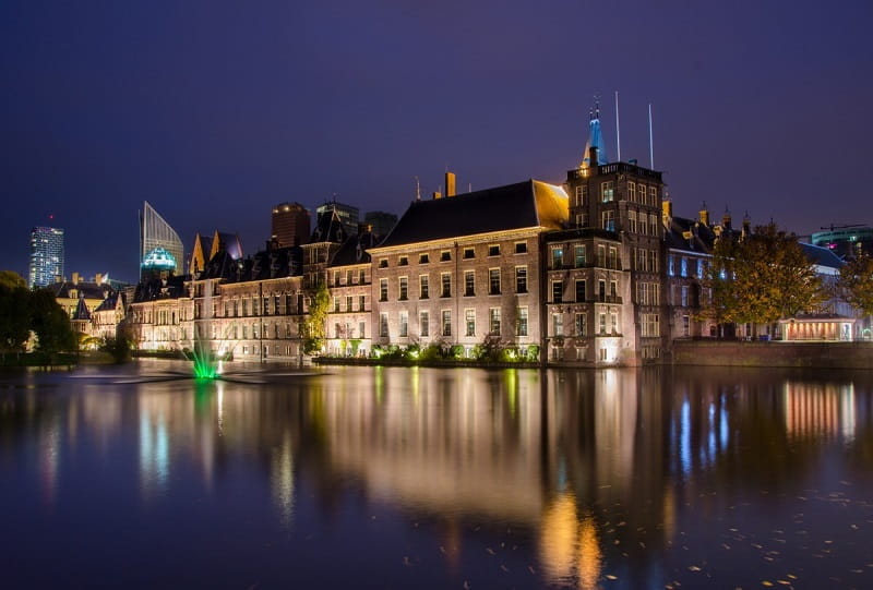 Das niederländische Parlament in Den Haag.