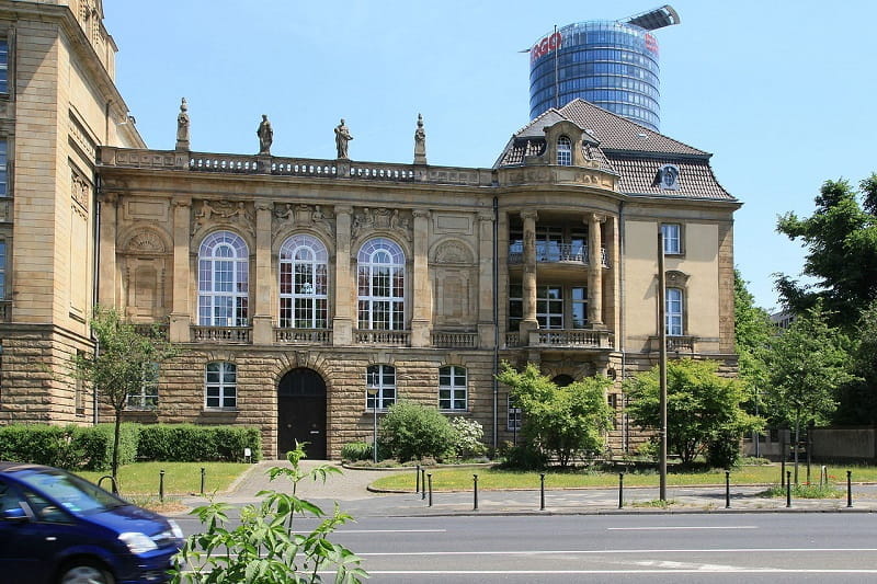 Das Präsidentenschlösschen am Düsseldorfer Landtag. 