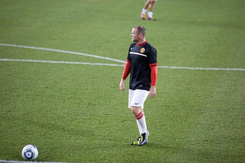 Der englische Fußballstar Wayne Rooney.