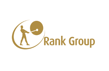 Das Logo des britischen Glücksspielkonzerns Rank Group.